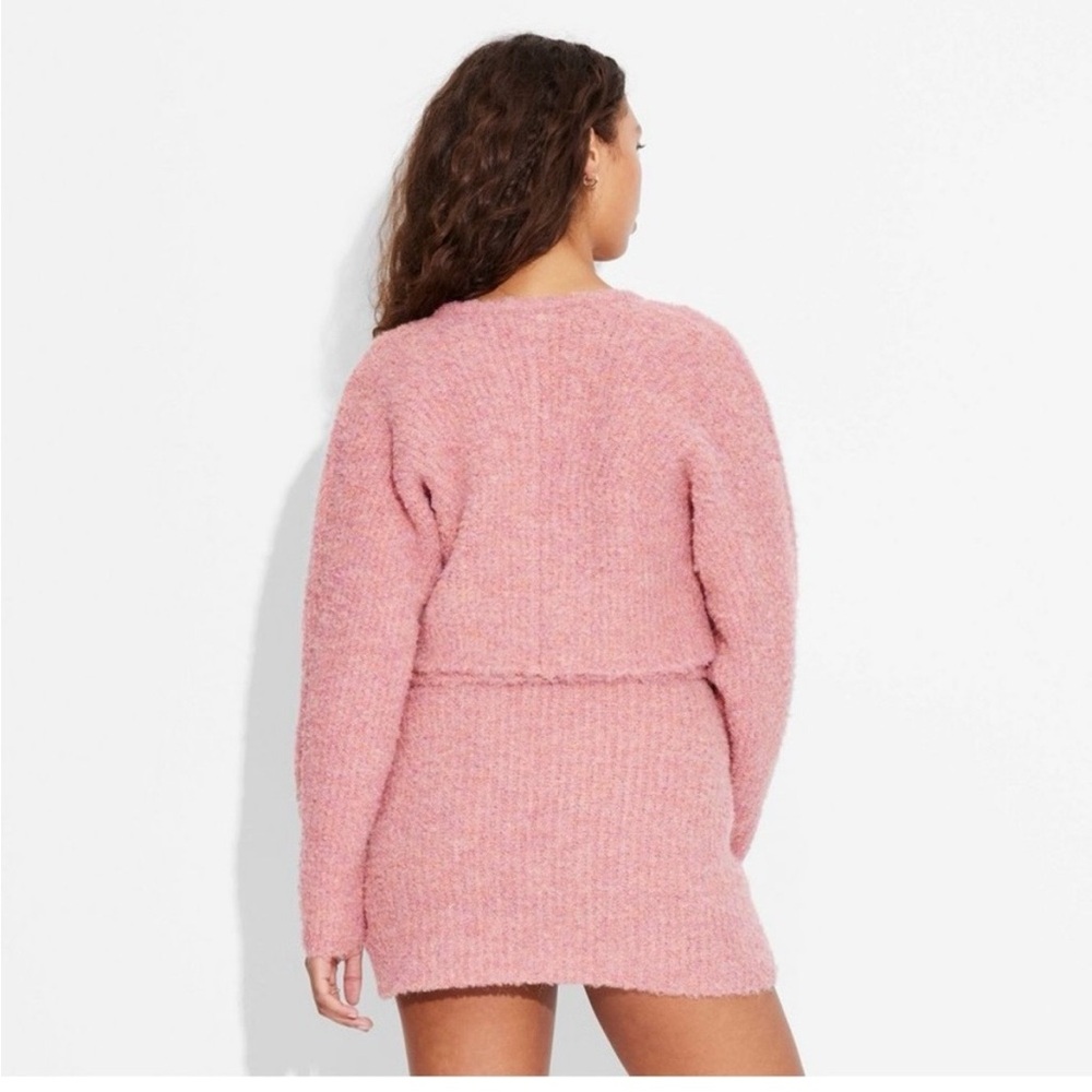 Cozy Pink Women's Sweater Set NWT - Picture 2 of 6